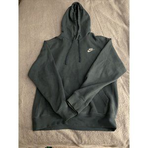 Nike Hooded Sweatshirt. Men’s Size Small. Drawstring. Green